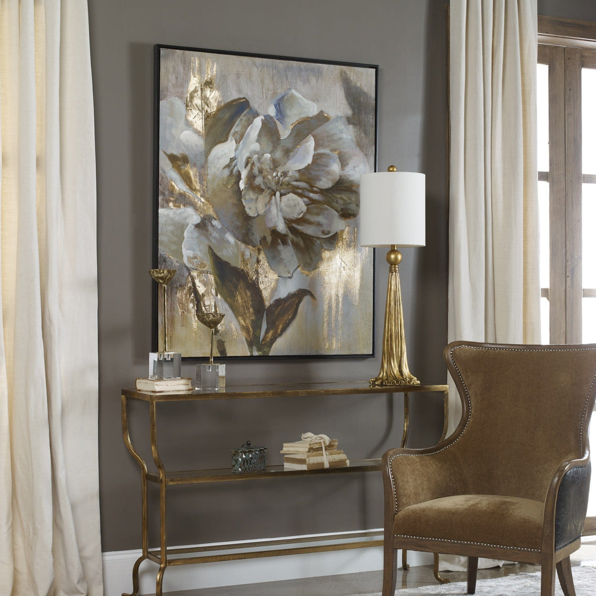Uttermost Accessories Dazzling Floral Art House of Isabella UK