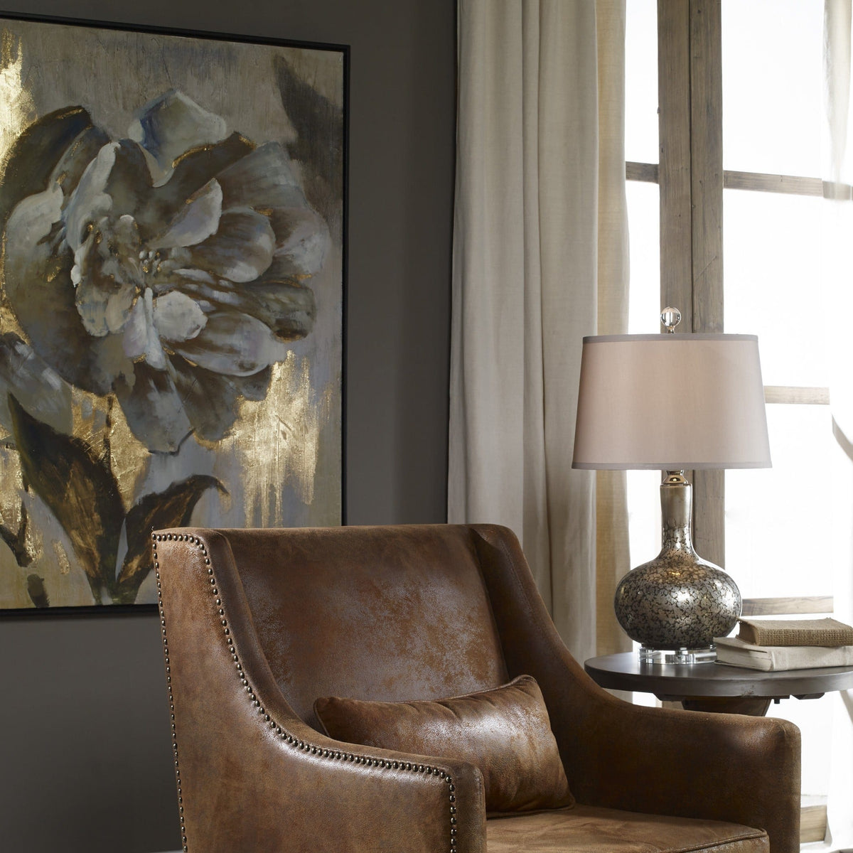 Uttermost Accessories Dazzling Floral Art House of Isabella UK