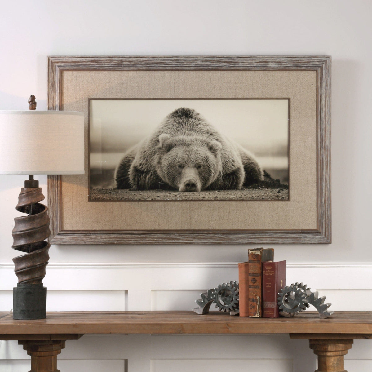 Uttermost Accessories Deep Sleep Bear Print House of Isabella UK
