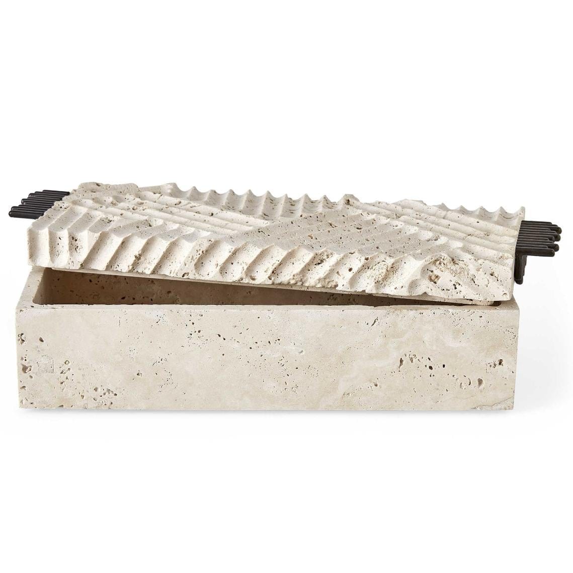 Uttermost Accessories Diagram Travertine Box House of Isabella UK