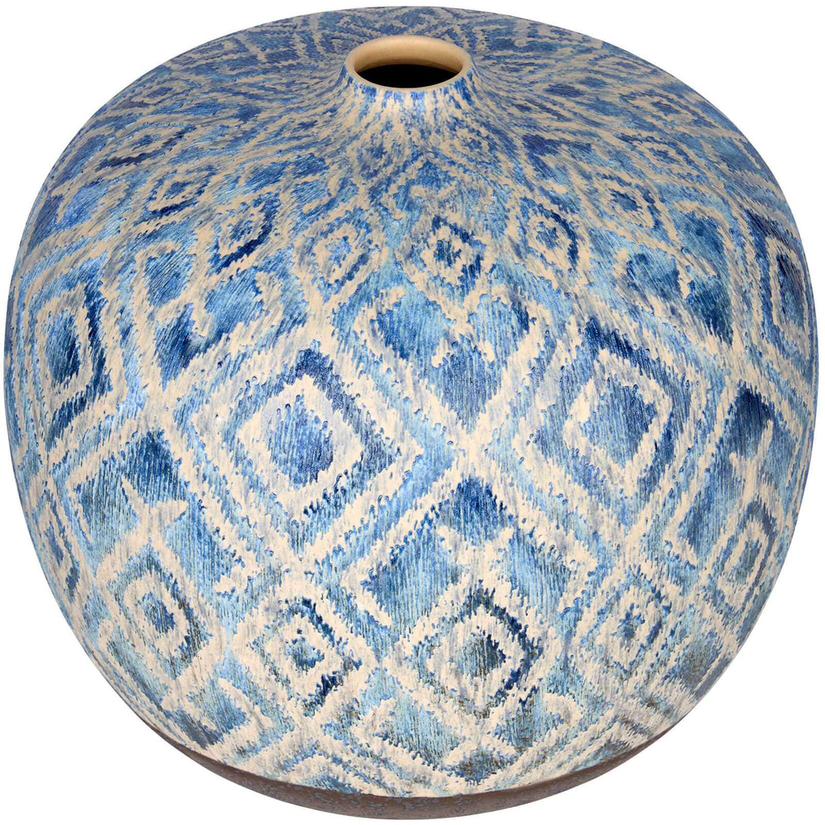 Uttermost Accessories Diamond Batik Vase House of Isabella UK