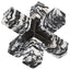 Uttermost Accessories Double Cross Sculpture - Zebra Stone House of Isabella UK