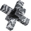 Uttermost Accessories Double Cross Sculpture - Zebra Stone House of Isabella UK