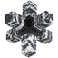Uttermost Accessories Double Cross Sculpture - Zebra Stone House of Isabella UK