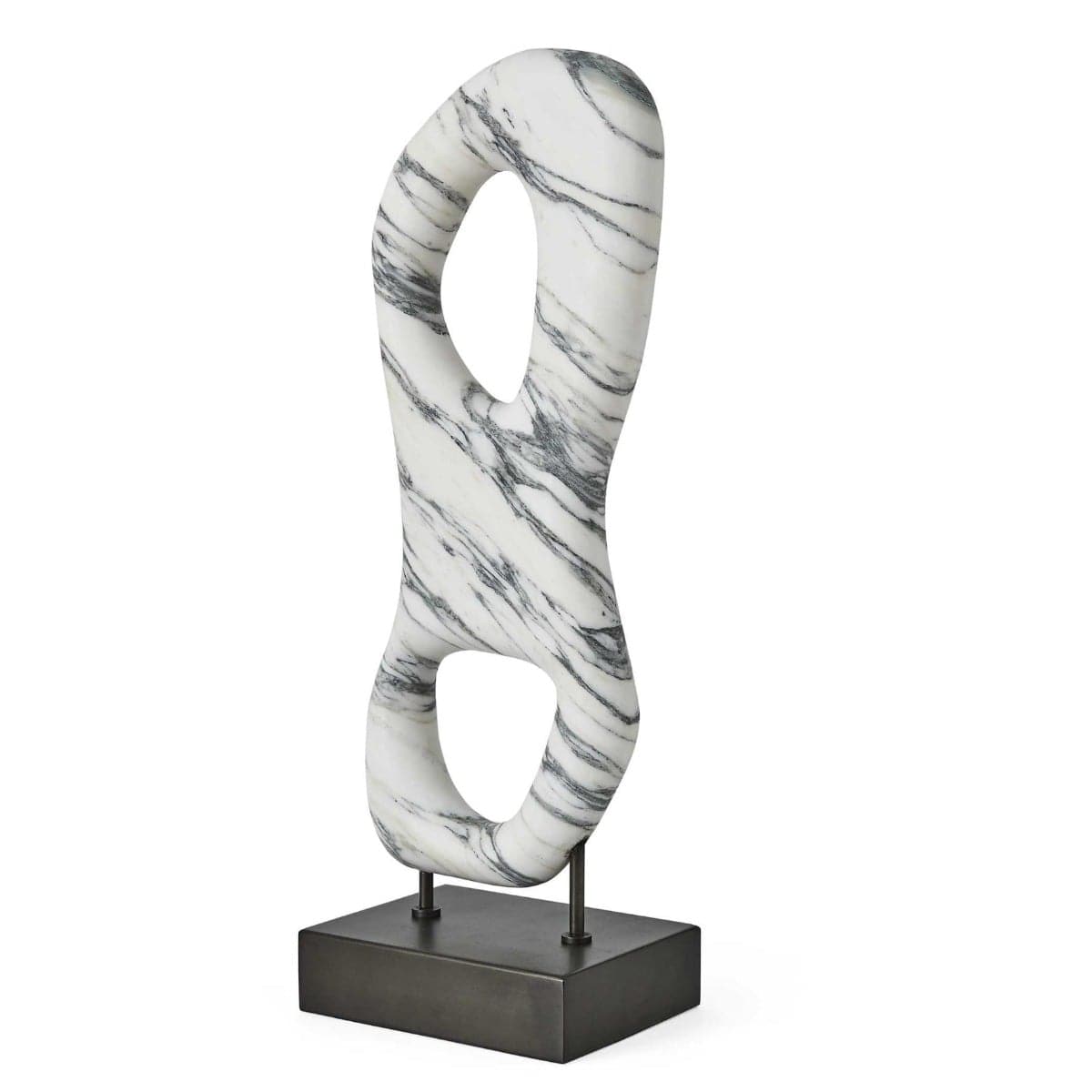 Uttermost Accessories Double Vision Black & White Marble Sculpture House of Isabella UK