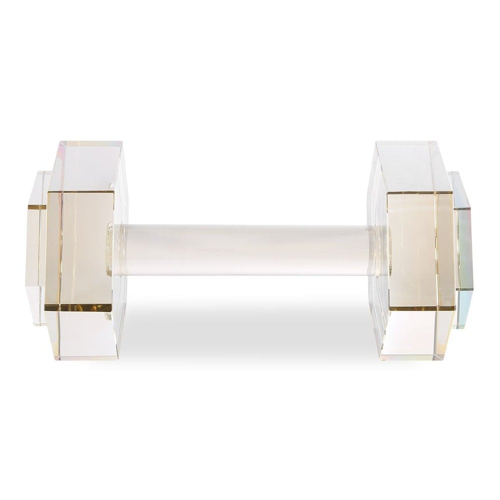 Uttermost Accessories Dumbbell Sculpture in Crystal House of Isabella UK