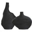 Uttermost Accessories Duostacked Black Vases Set of 2 House of Isabella UK
