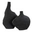 Uttermost Accessories Duostacked Black Vases Set of 2 House of Isabella UK