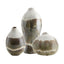 Uttermost Accessories Earthflow Glazed Outdoor Vases Set of 3 House of Isabella UK