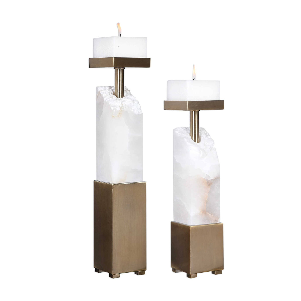 Uttermost Accessories Ebena Candleholders, Set of 2 House of Isabella UK