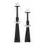 Uttermost Accessories Ebon Glow Candleholders Set of 2 House of Isabella UK