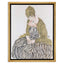 Uttermost Accessories Edith with Striped Dress, Sitting, 1915 Framed Canvas House of Isabella UK
