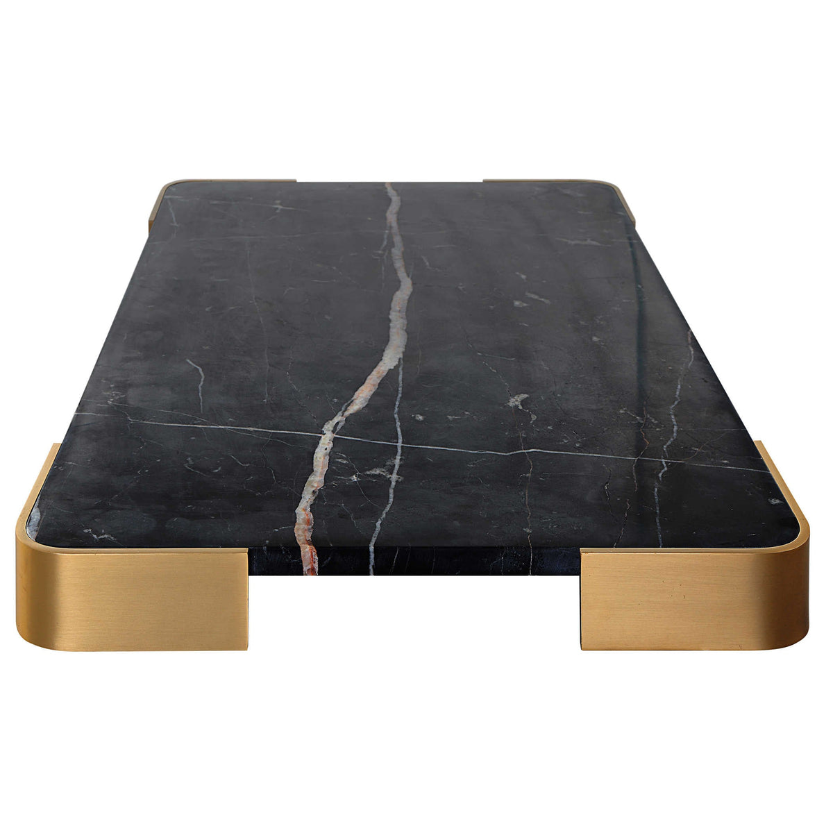 Uttermost Accessories Elevated Tray/Plateau - Black Marble Large House of Isabella UK