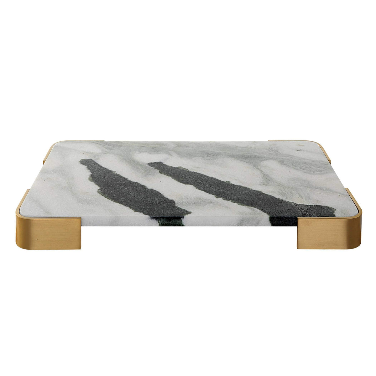 Uttermost Accessories Elevated Tray/Plateau - Panda Marble Medium House of Isabella UK