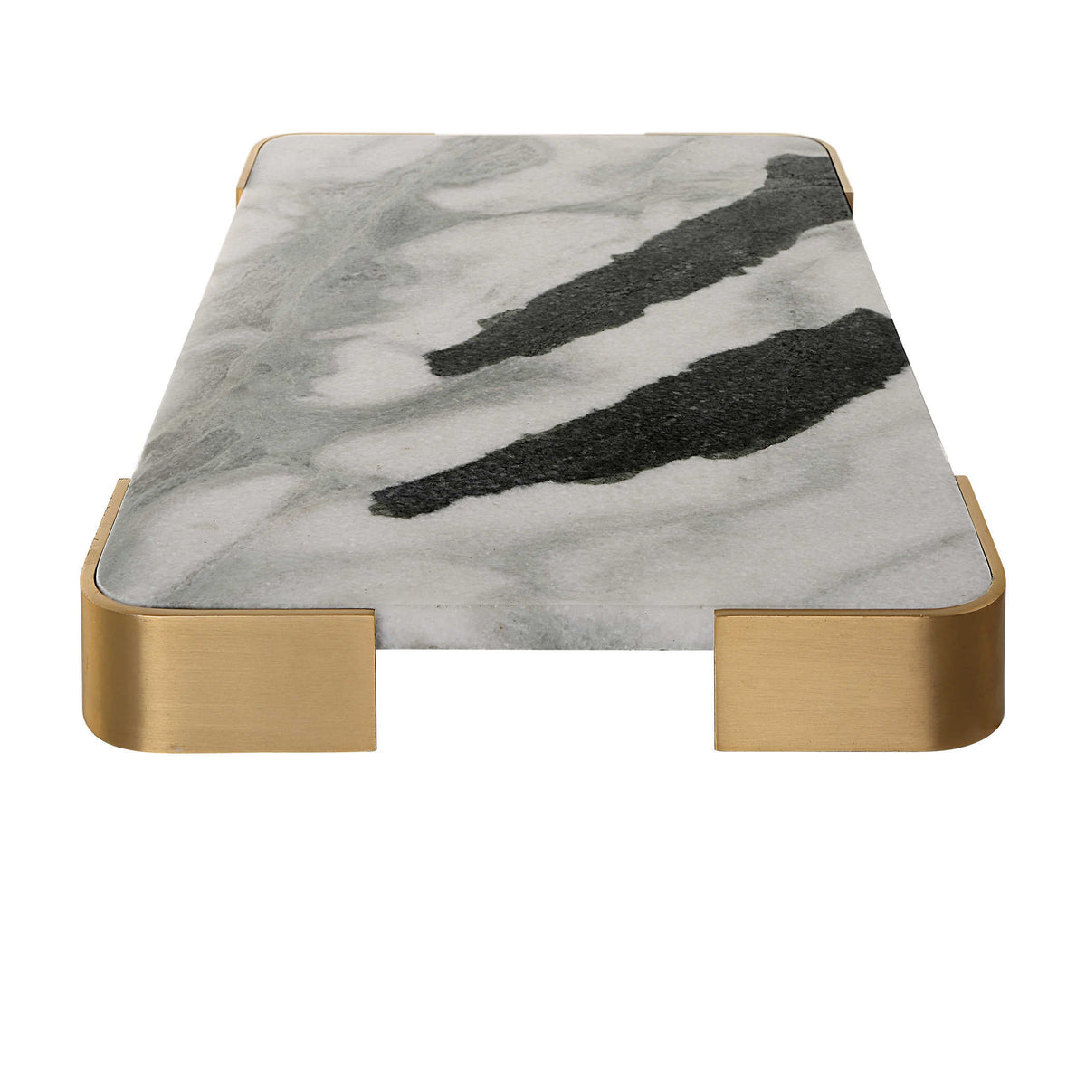 Uttermost Accessories Elevated Tray/Plateau - Panda Marble Medium House of Isabella UK
