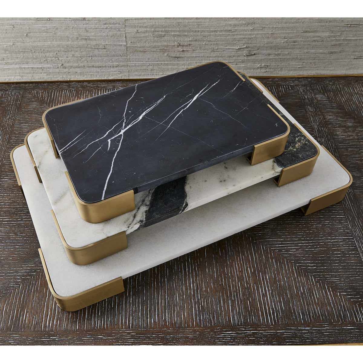 Uttermost Accessories Elevated Tray/Plateau - White Marble Large House of Isabella UK