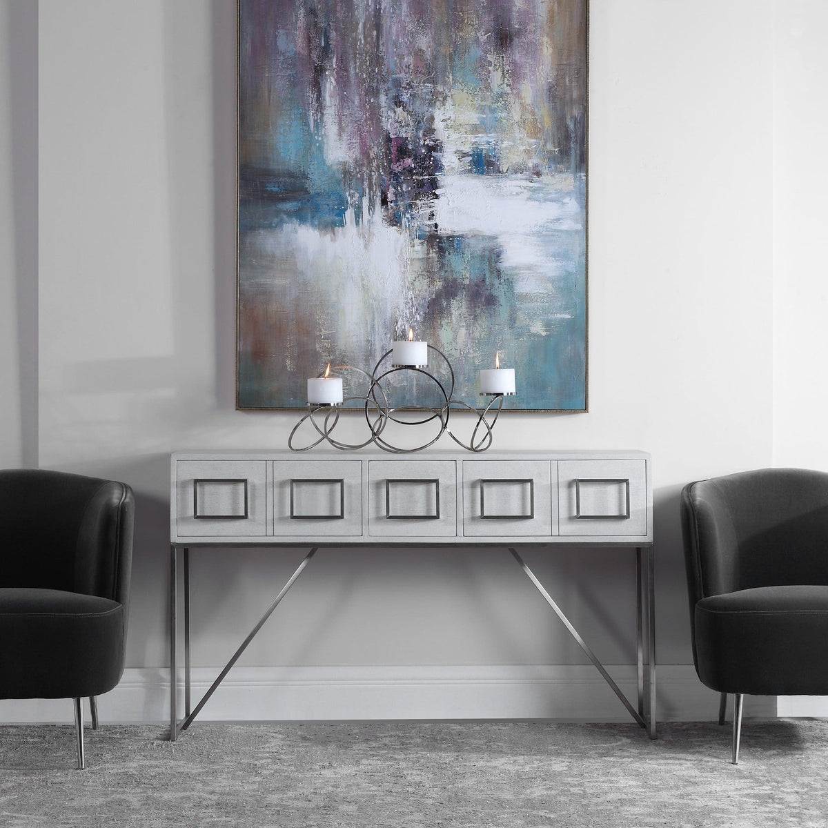 Uttermost Accessories Elevation Abstract Art House of Isabella UK