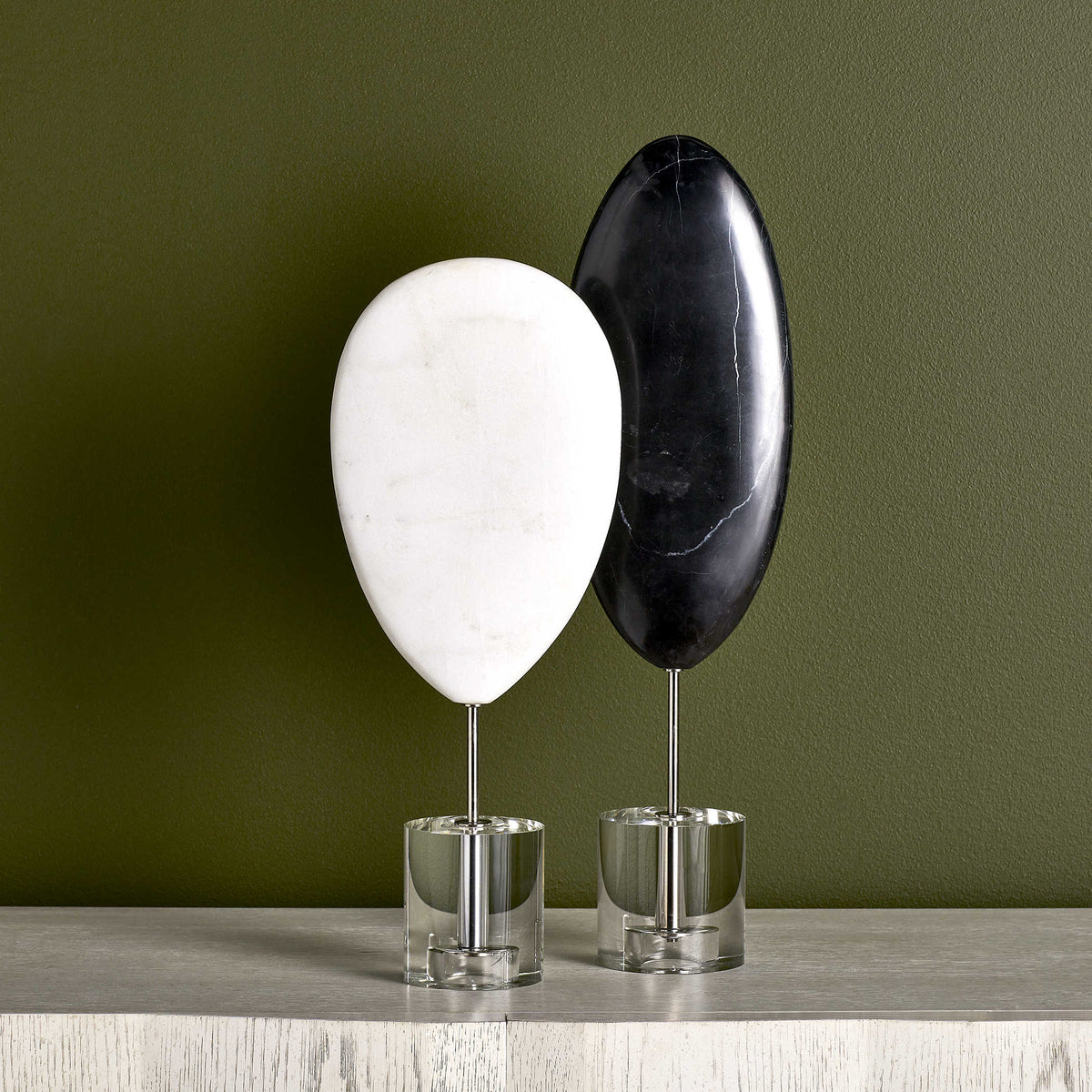 Uttermost Accessories Ellipse Sculpture - Black House of Isabella UK