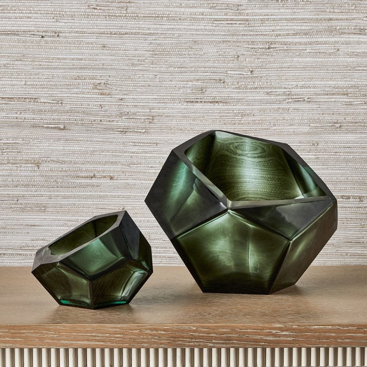 Uttermost Accessories Emerald Short Vases - Set of 2 House of Isabella UK