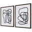 Uttermost Accessories Entangle Framed Prints, S/2 House of Isabella UK
