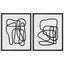 Uttermost Accessories Entangle Framed Prints, S/2 House of Isabella UK