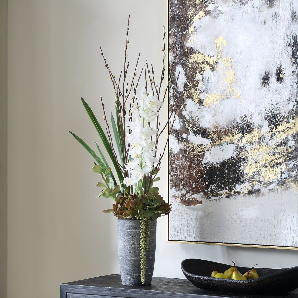 Uttermost Accessories Eterna Orchid Centerpiece and Vase House of Isabella UK