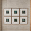 Uttermost Accessories Evening Cumulation Framed Canvases Set of 6 House of Isabella UK