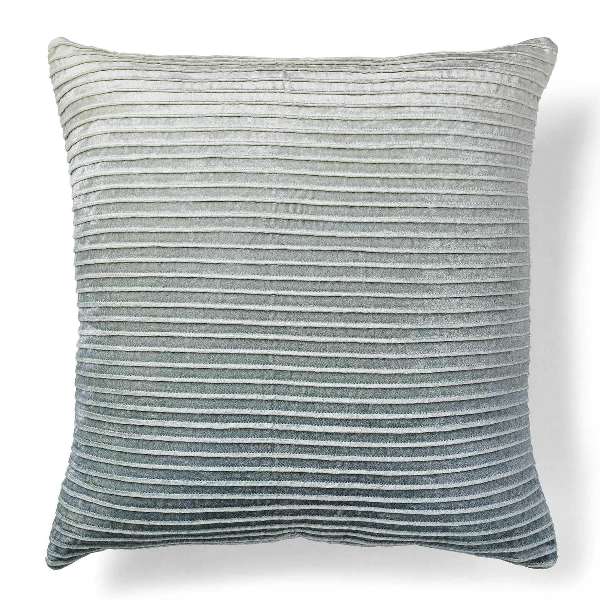 Fade out Velvet Cushion - Blue.
