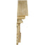 Uttermost Accessories Federal Pediment Wall Sculpture House of Isabella UK