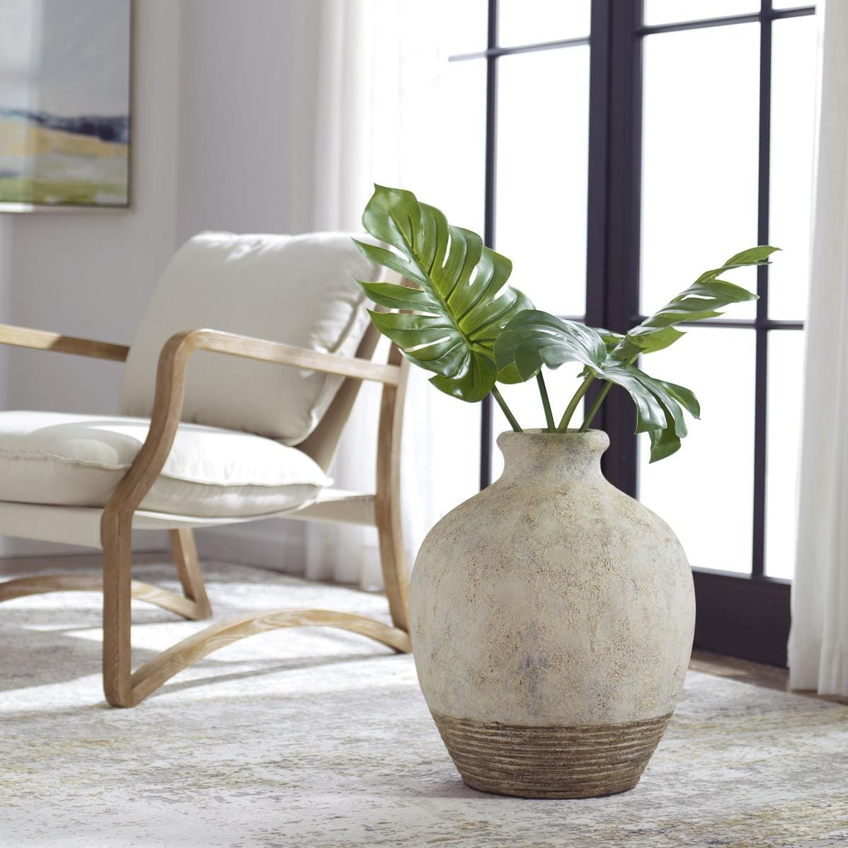 Uttermost Accessories Fernandina Oversized Rustic Vase House of Isabella UK