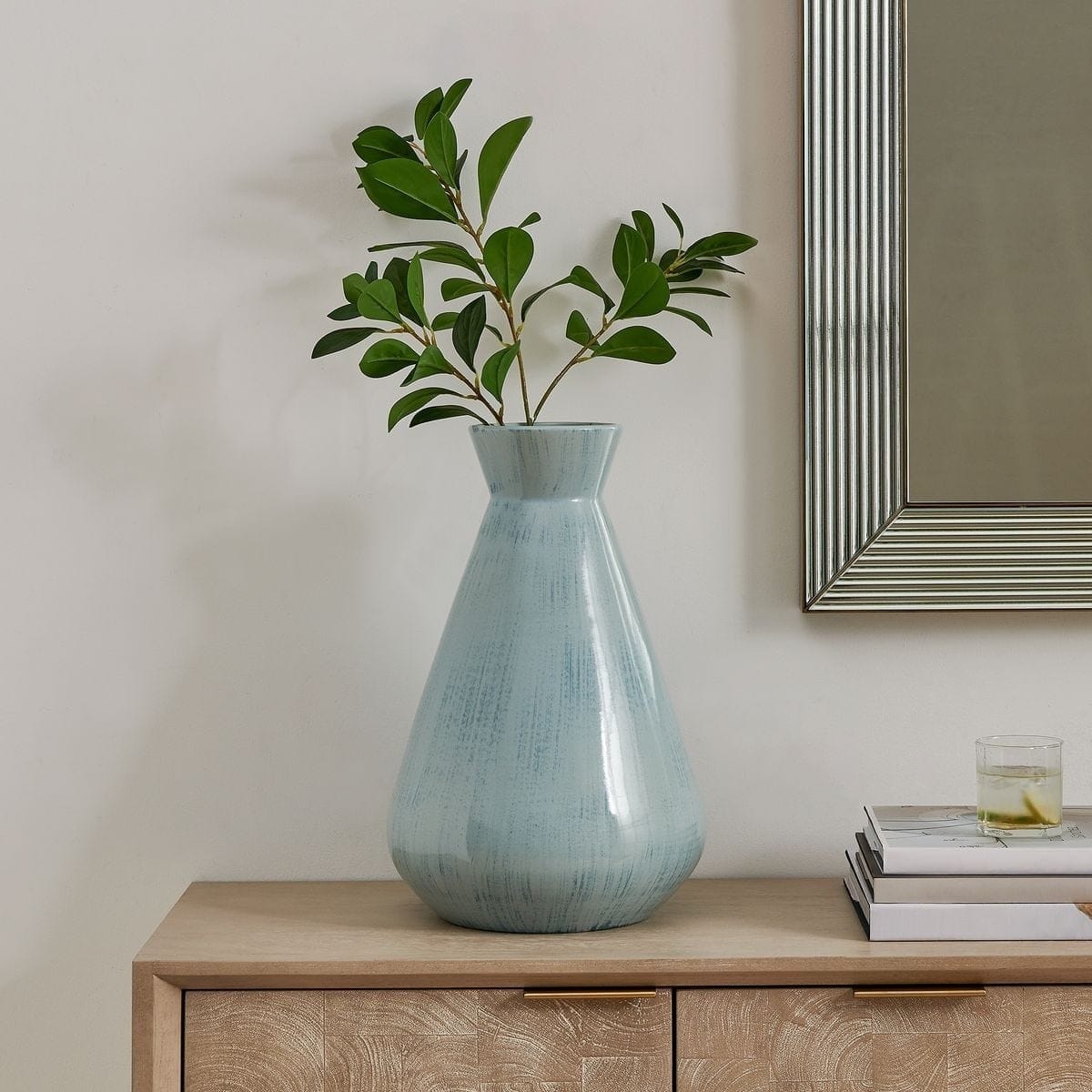 Uttermost Accessories Flare Spire Indoor-Outdoor Ceramic Vase House of Isabella UK