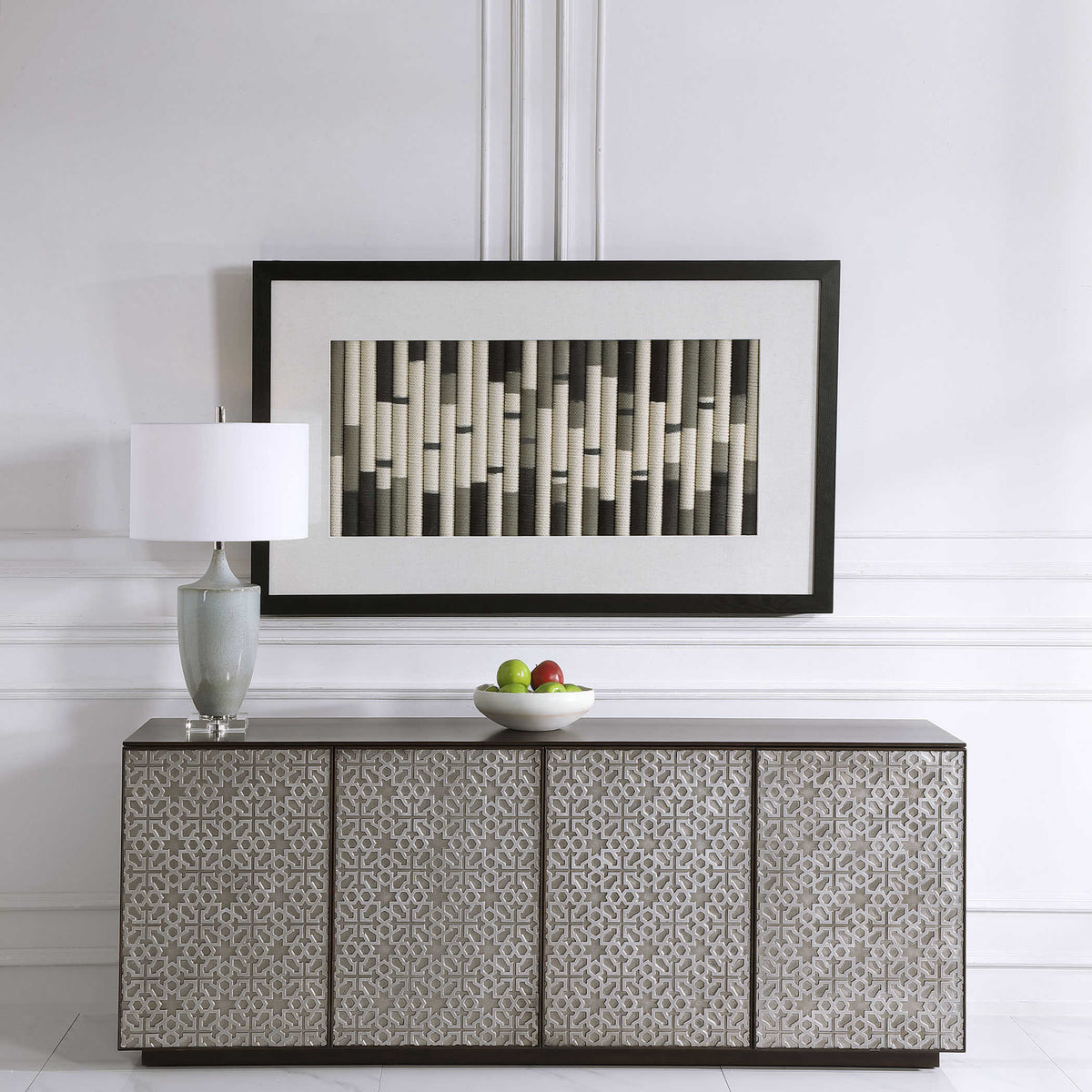 Uttermost Accessories Flaxen Scroll Shadow Box House of Isabella UK