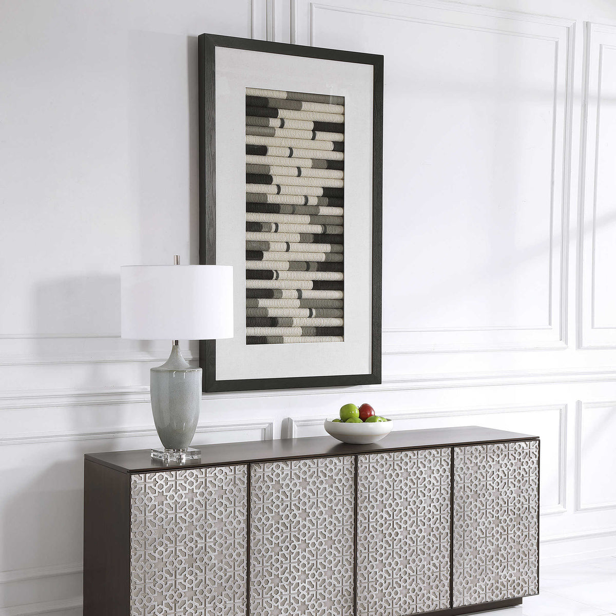 Uttermost Accessories Flaxen Scroll Shadow Box House of Isabella UK
