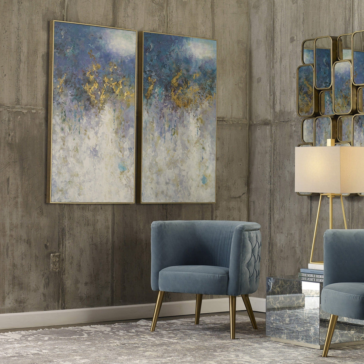 Uttermost Accessories Floating Abstract Art House of Isabella UK