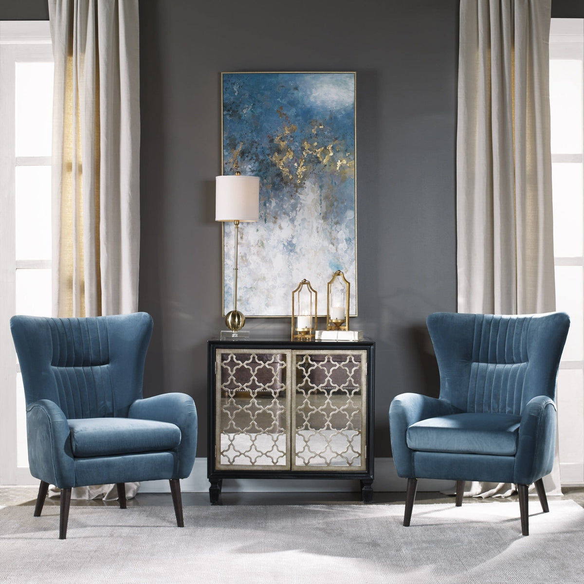 Uttermost Accessories Floating Abstract Art House of Isabella UK
