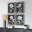 Uttermost Accessories Florals On Black Framed Prints, Set of 4 House of Isabella UK
