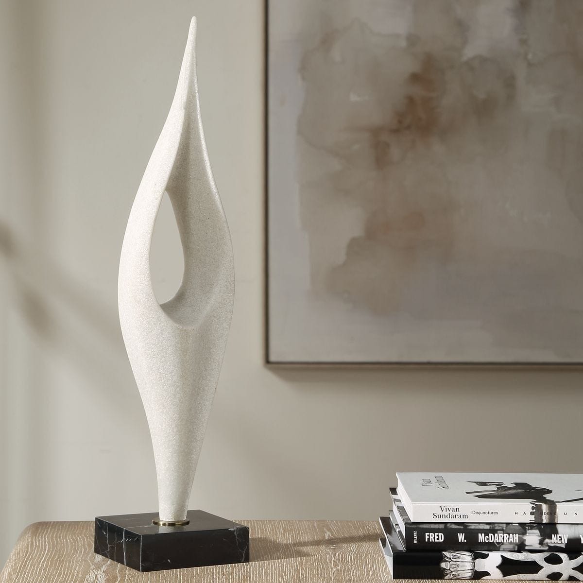 Uttermost Accessories Fluid Drop Stone Sculpture in White House of Isabella UK