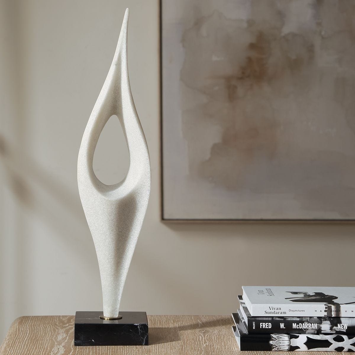 Uttermost Accessories Fluid Drop Stone Sculpture in White House of Isabella UK