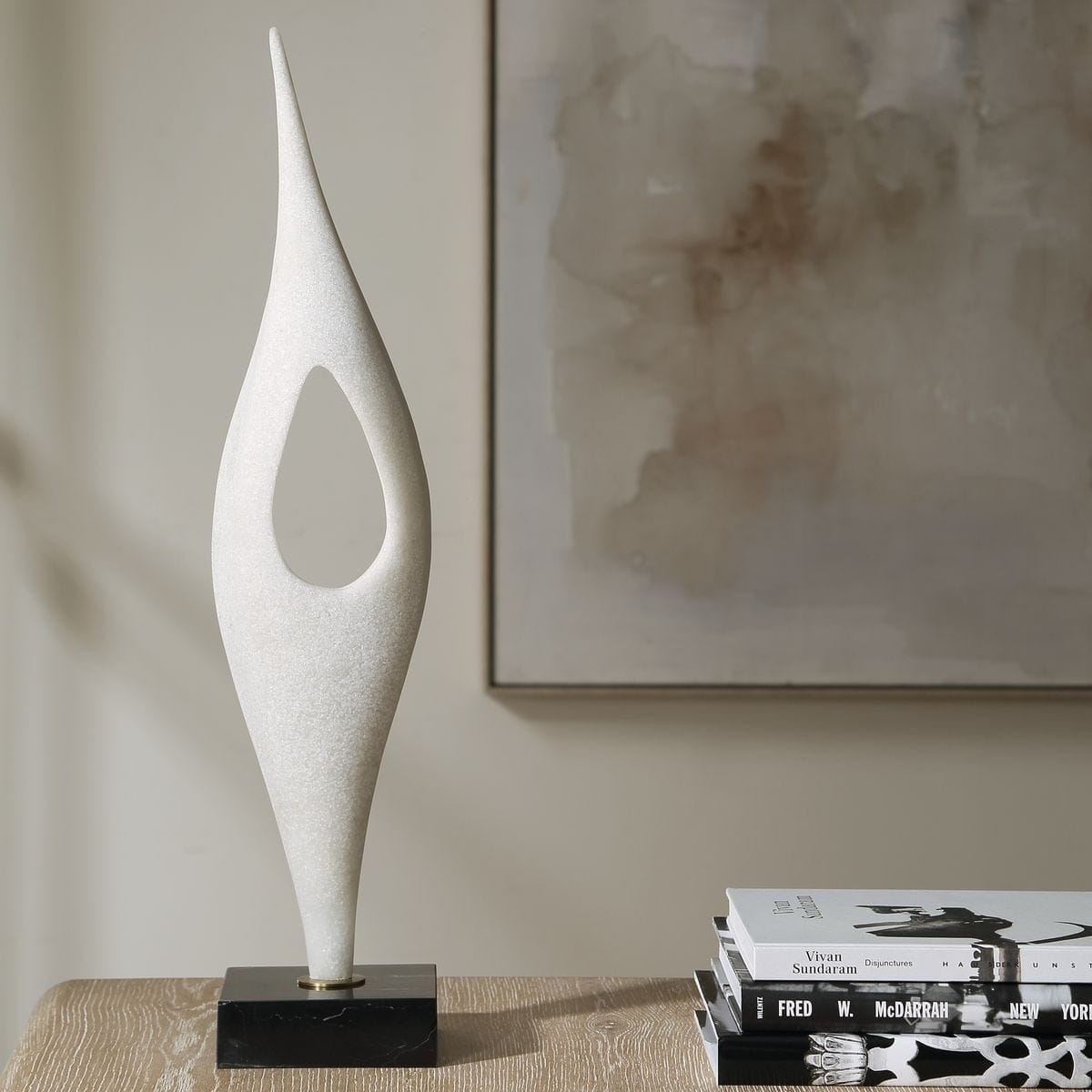Uttermost Accessories Fluid Drop Stone Sculpture in White House of Isabella UK