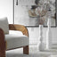 Uttermost Accessories Forma Indoor-Outdoor White Ceramic Vases, Large, Set of 2 House of Isabella UK