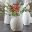 Uttermost Accessories Forma White Indoor-Outdoor Ceramic Vases, Set of 3 House of Isabella UK