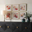 Uttermost Accessories Fresh Start Red Abstract Prints, Set of 6 House of Isabella UK