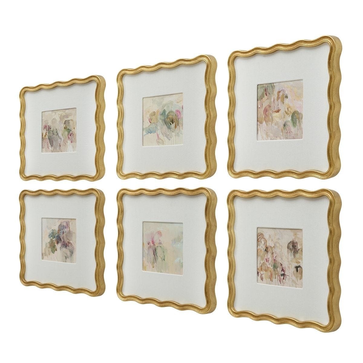 Uttermost Accessories Garden Mist Framed Canvases - Set of 6 House of Isabella UK