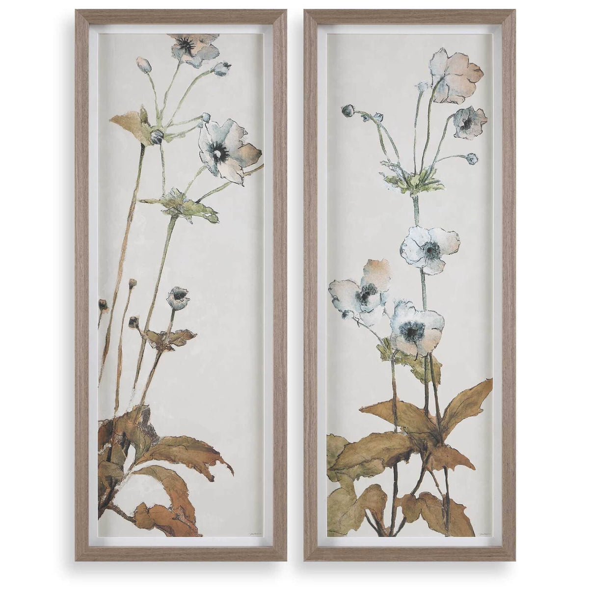 Uttermost Accessories Garden Study Framed Floral Prints - Set of 2 House of Isabella UK