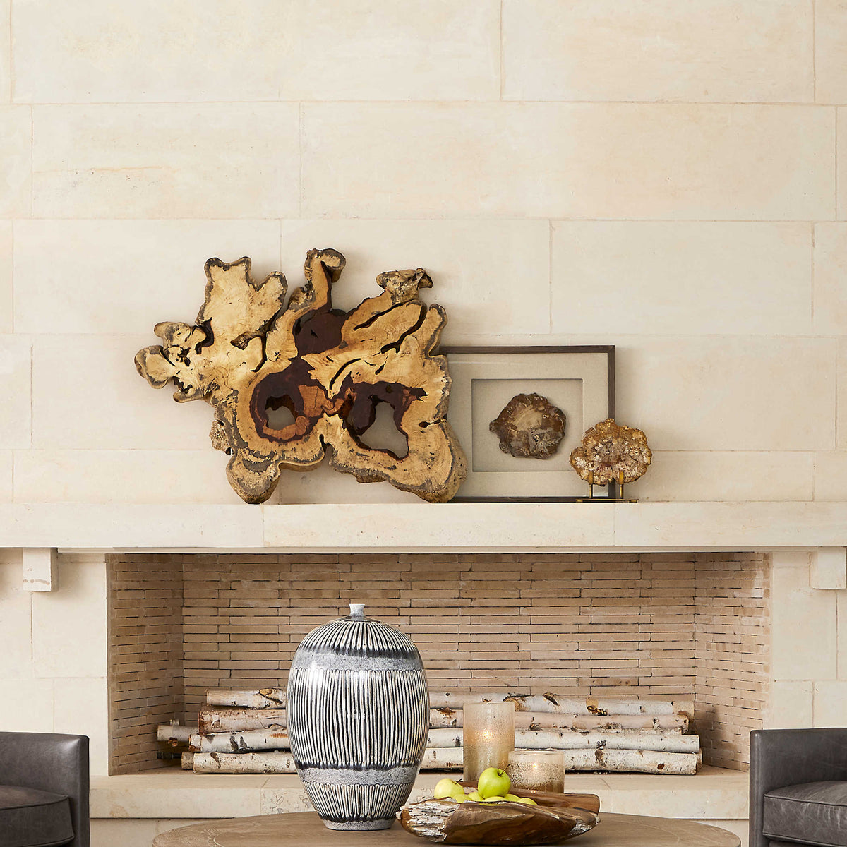 Uttermost Accessories Geller Wood Wall Decor in Blonde House of Isabella UK