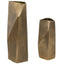 Uttermost Accessories GeoForm Indoor-Outdoor Vases in Brass - Set of 2 House of Isabella UK