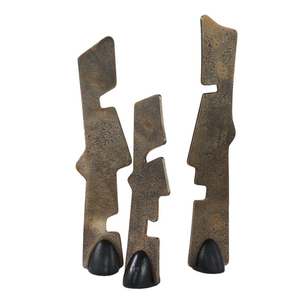Uttermost Accessories Geometric Echoes Sculptures Set of 3 House of Isabella UK
