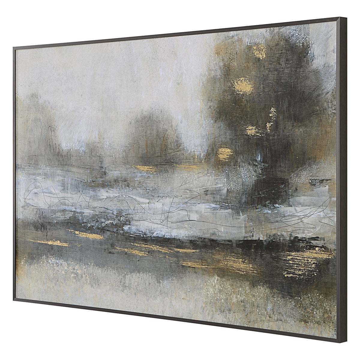 Uttermost Accessories Gilt Misty Landscape Framed Print House of Isabella UK