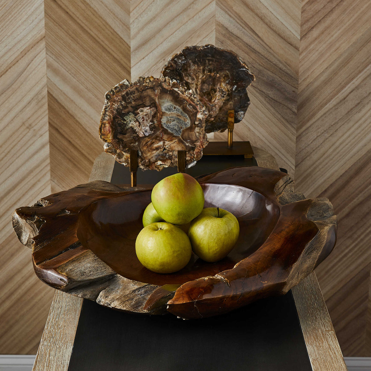 Uttermost Accessories Giulio Teak Bowl House of Isabella UK