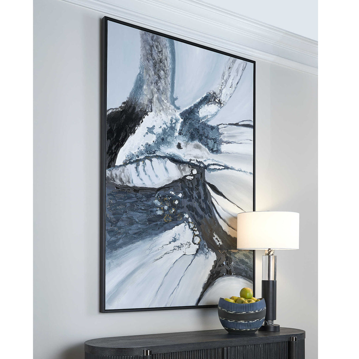 Uttermost Accessories Go With The Flow Hand Painted Canvas House of Isabella UK